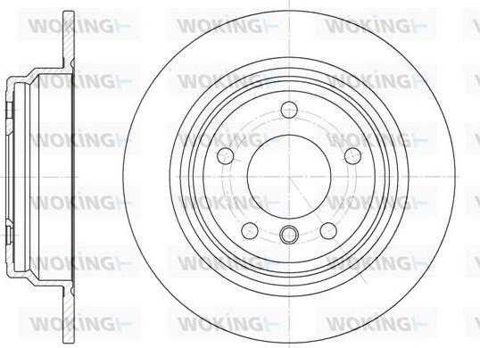 Woking D6554.00 - Kočioni disk www.molydon.hr