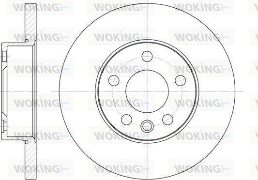 Woking D6550.00 - Kočioni disk www.molydon.hr