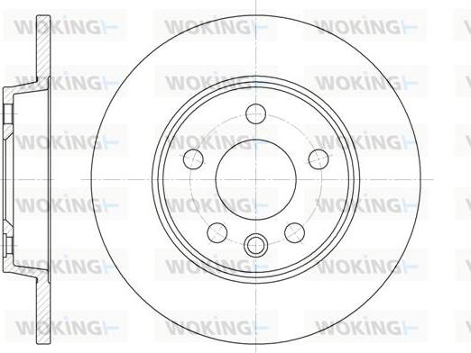 Woking D6558.00 - Kočioni disk www.molydon.hr