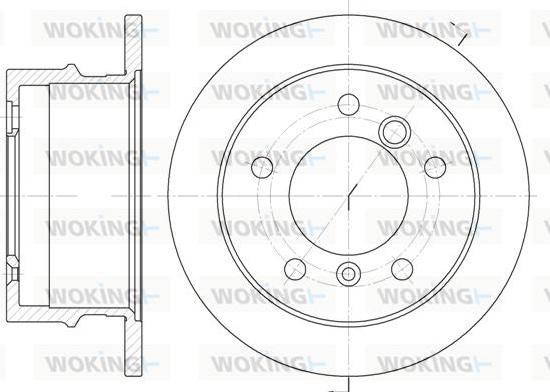 Woking D6565.00 - Kočioni disk www.molydon.hr