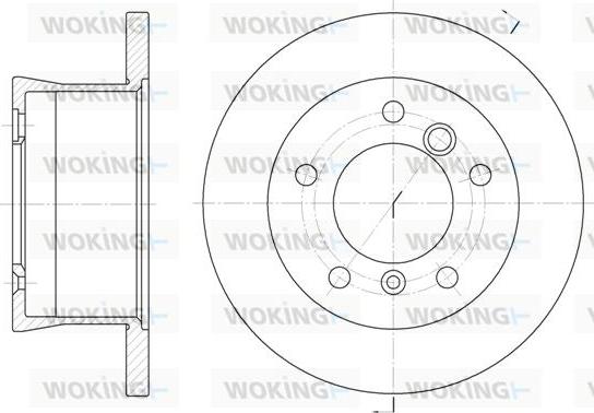 Woking D6566.00 - Kočioni disk www.molydon.hr