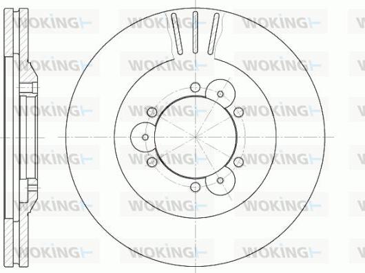 Woking D6560.10 - Kočioni disk www.molydon.hr