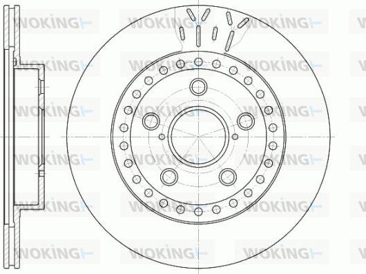 Woking D6561.10 - Kočioni disk www.molydon.hr