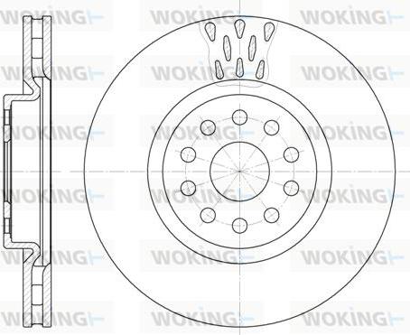 Woking D6563.10 - Kočioni disk www.molydon.hr