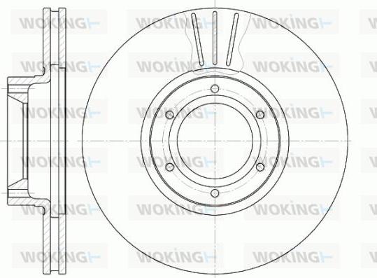 Woking D6567.10 - Kočioni disk www.molydon.hr