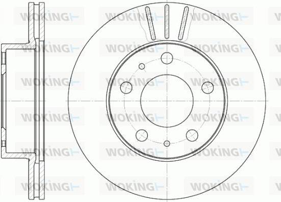 Woking D6504.10 - Kočioni disk www.molydon.hr