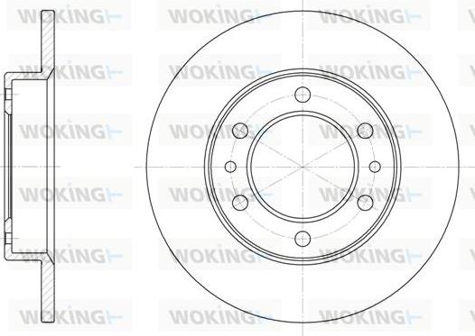 Woking D6505.00 - Kočioni disk www.molydon.hr