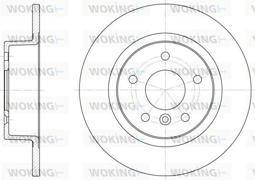 Woking D6506.00 - Kočioni disk www.molydon.hr