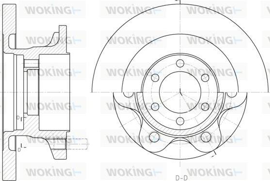 Woking D6500.00 - Kočioni disk www.molydon.hr