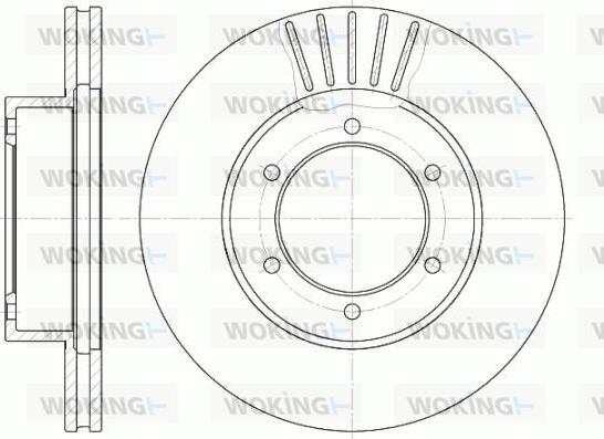 Woking D6501.10 - Kočioni disk www.molydon.hr