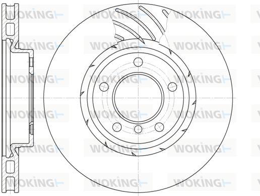 Woking D6508.10 - Kočioni disk www.molydon.hr