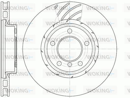 Woking D6508.11 - Kočioni disk www.molydon.hr