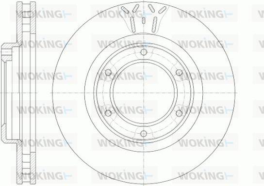 Woking D6507.10 - Kočioni disk www.molydon.hr