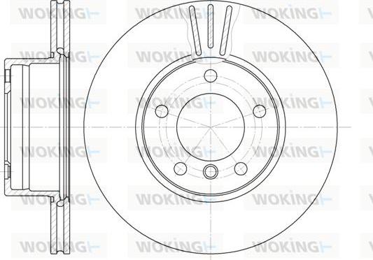 Woking D6514.10 - Kočioni disk www.molydon.hr