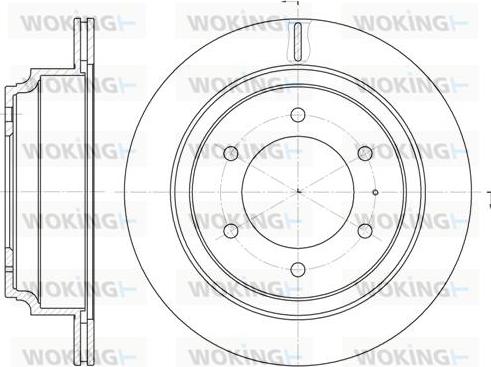 Woking D6515.10 - Kočioni disk www.molydon.hr