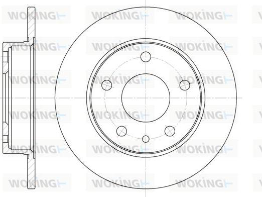 Woking D6516.00 - Kočioni disk www.molydon.hr