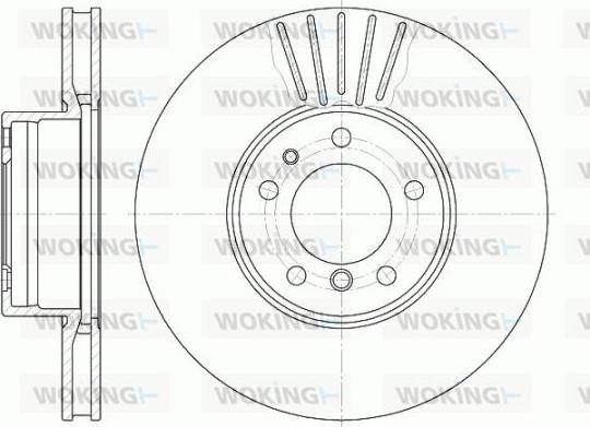 Woking D6511.10 - Kočioni disk www.molydon.hr