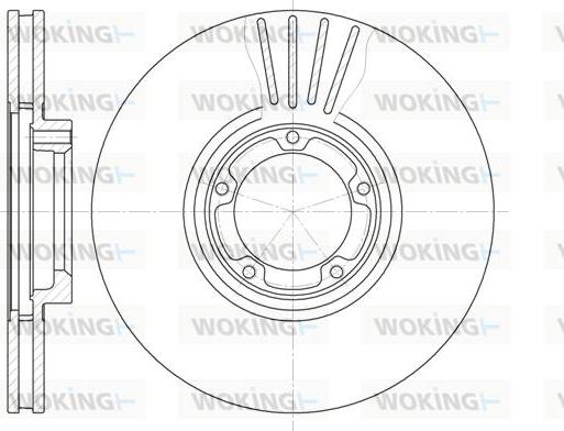 Woking D6518.10 - Kočioni disk www.molydon.hr