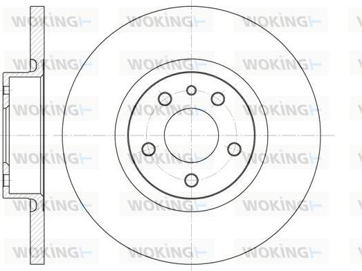 Woking D6512.00 - Kočioni disk www.molydon.hr