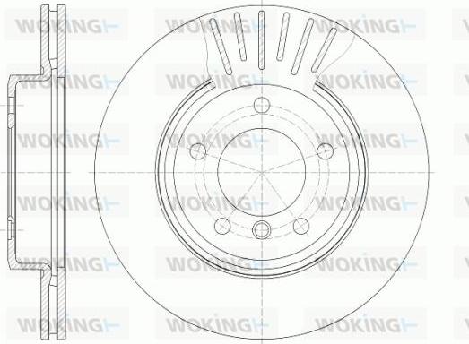 Woking D6589.10 - Kočioni disk www.molydon.hr