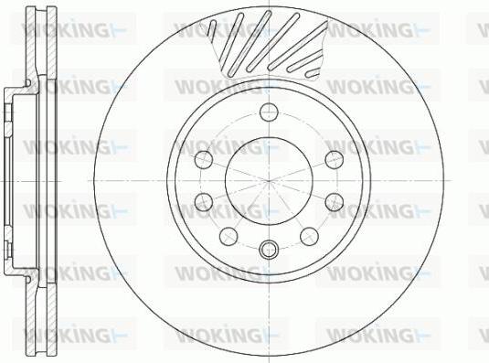 Woking D6584.10 - Kočioni disk www.molydon.hr