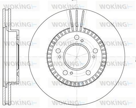 Woking D6586.10 - Kočioni disk www.molydon.hr