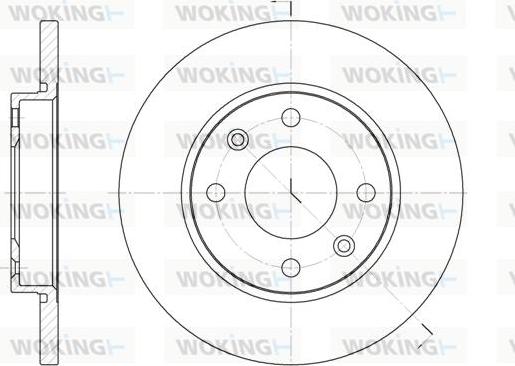 Woking D6535.00 - Kočioni disk www.molydon.hr