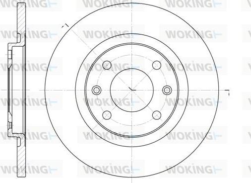 Woking D6536.00 - Kočioni disk www.molydon.hr