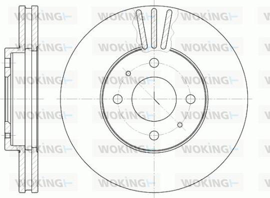 Woking D6530.10 - Kočioni disk www.molydon.hr