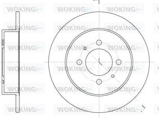 Woking D6531.00 - Kočioni disk www.molydon.hr