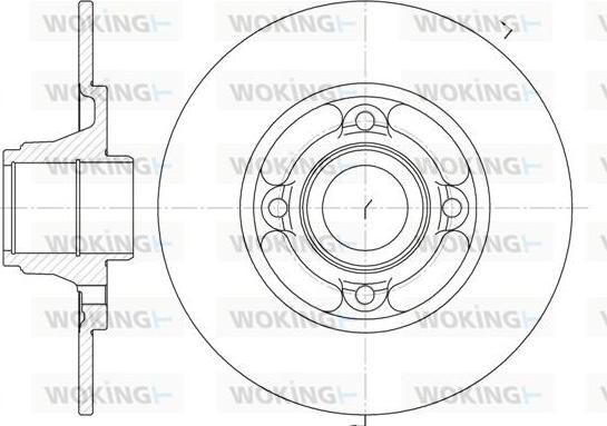 Woking D6537.00 - Kočioni disk www.molydon.hr