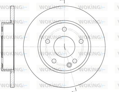 Woking D6526.00 - Kočioni disk www.molydon.hr