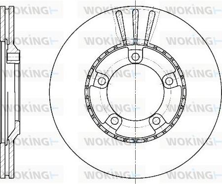 Woking D6520.10 - Kočioni disk www.molydon.hr