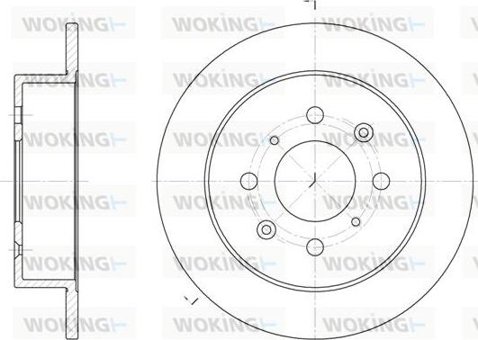 Woking D6521.00 - Kočioni disk www.molydon.hr