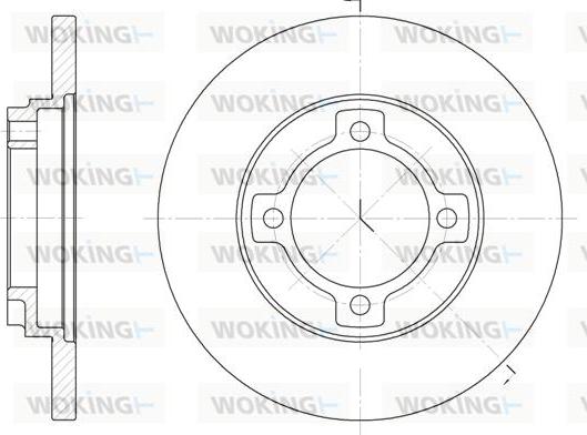 Woking D6522.00 - Kočioni disk www.molydon.hr