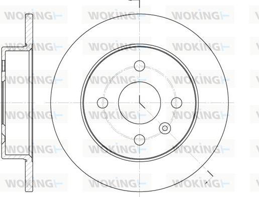 Woking D6570.00 - Kočioni disk www.molydon.hr