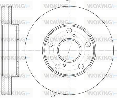 Woking D6571.10 - Kočioni disk www.molydon.hr