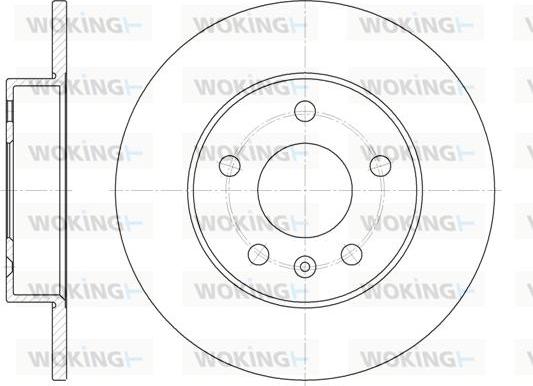 Woking D6578.00 - Kočioni disk www.molydon.hr