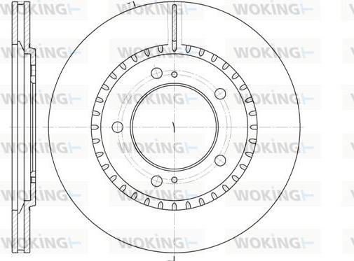 Woking D6699.10 - Kočioni disk www.molydon.hr