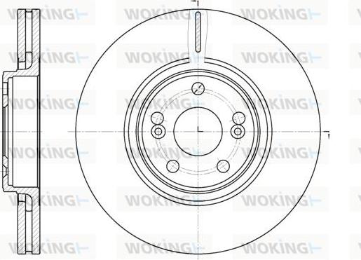 Woking D6694.10 - Kočioni disk www.molydon.hr