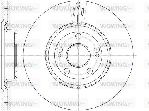 Woking D6696.10 - Kočioni disk www.molydon.hr