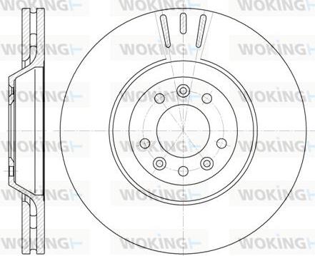 Woking D6691.10 - Kočioni disk www.molydon.hr