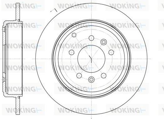 Woking D6692.00 - Kočioni disk www.molydon.hr