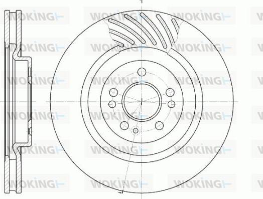 Woking D6644.10 - Kočioni disk www.molydon.hr