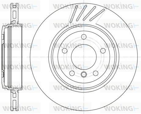 Woking D6645.10 - Kočioni disk www.molydon.hr