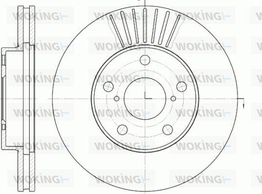 Woking D6640.10 - Kočioni disk www.molydon.hr