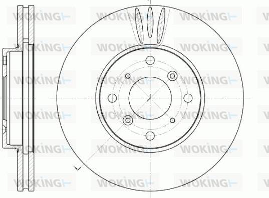 Woking D6641.10 - Kočioni disk www.molydon.hr