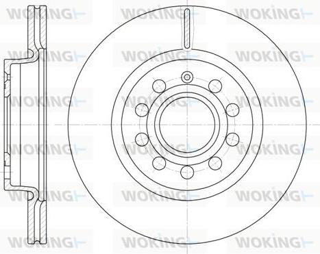 Woking D6647.10 - Kočioni disk www.molydon.hr