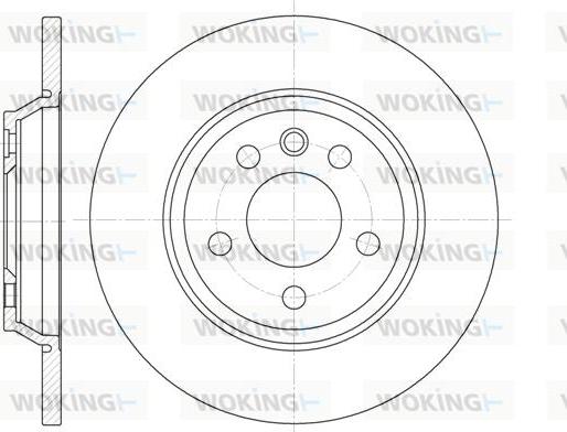 Woking D6659.00 - Kočioni disk www.molydon.hr