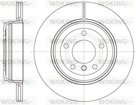 Woking D6654.10 - Kočioni disk www.molydon.hr